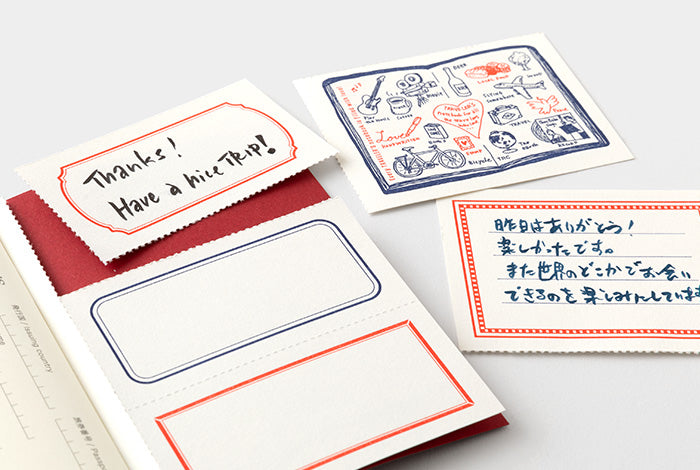 TRAVELER'S notebook Passport Size Refill LOVE AND TRIP