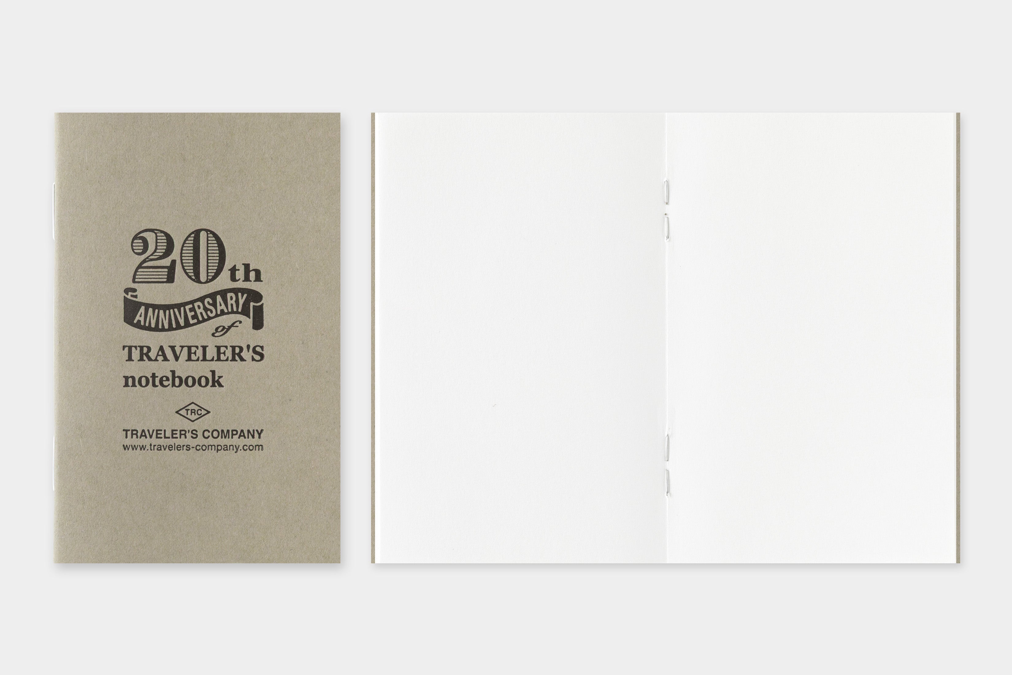 TRAVELER'S notebook Card Size 20th Anniversary Set Brown