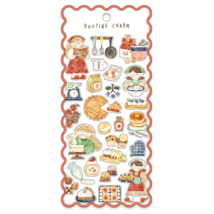 Routine Charm Stickers Cooking