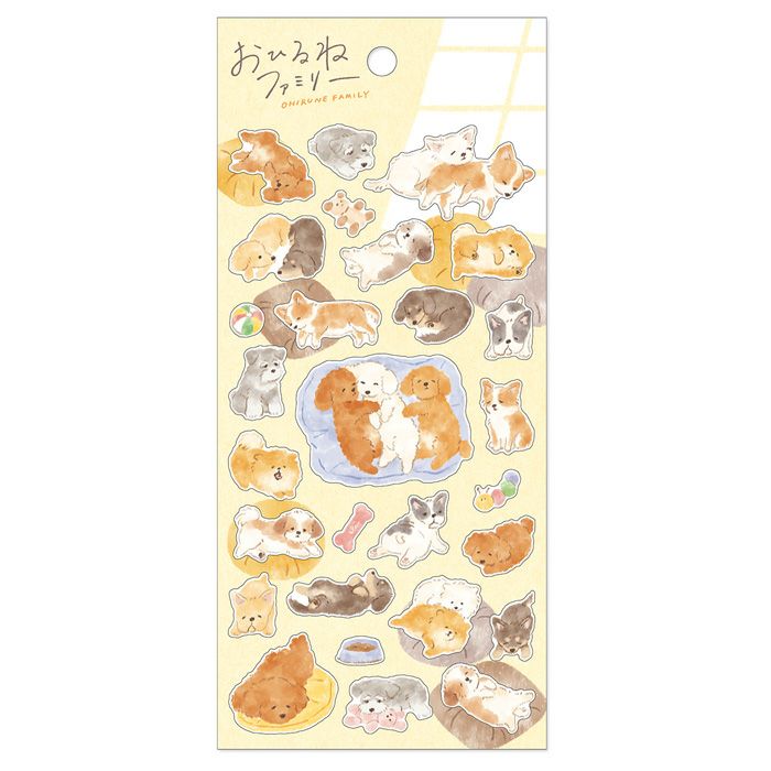 Ohirune Family Stickers Inukai Family
