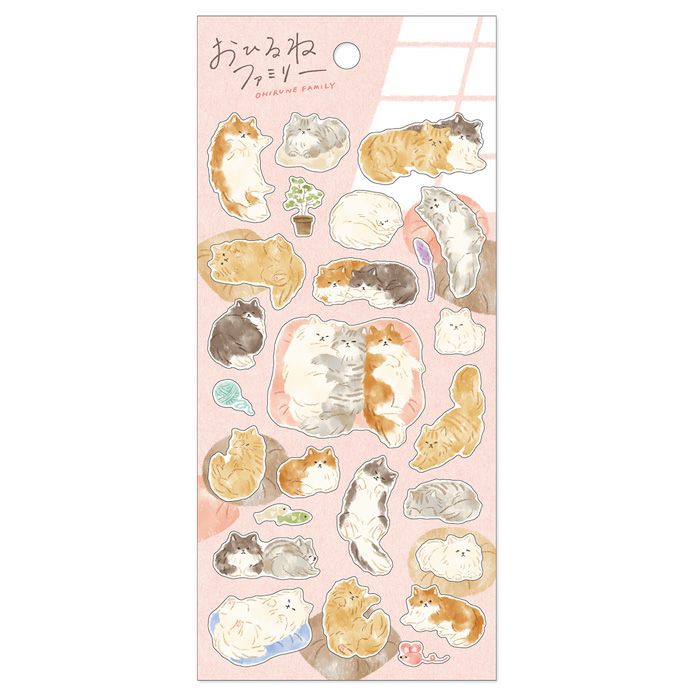 Ohirune Family Stickers Nekozaki-san's Family