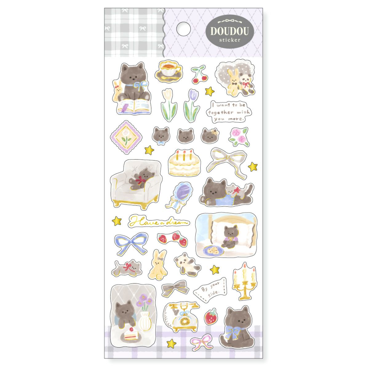 Doudou Stickers Kuroneko