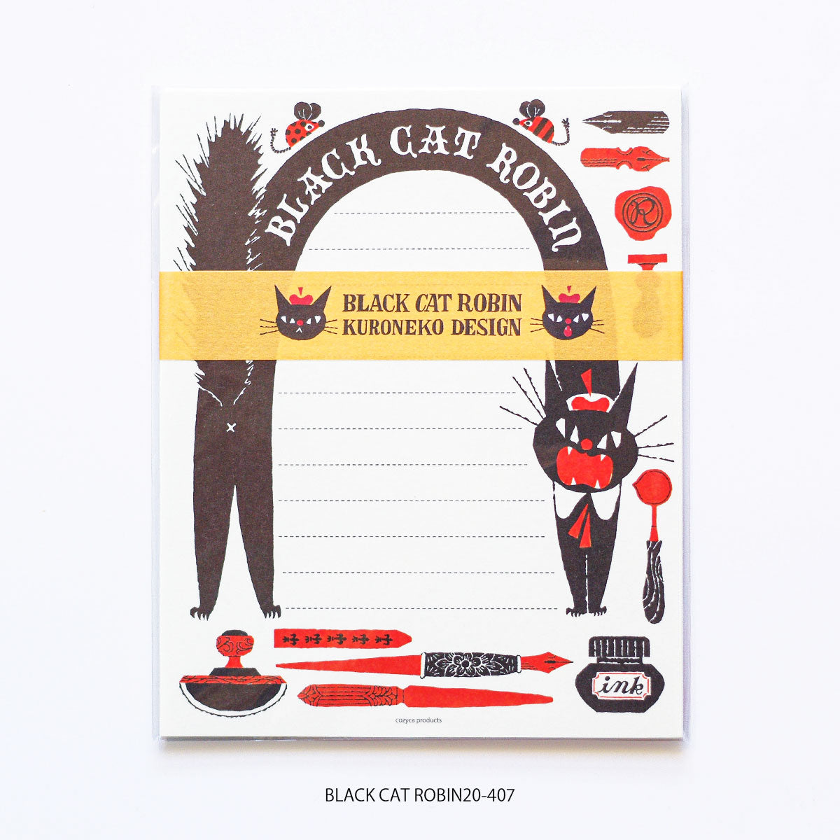 Black Cat Robin Letter Set Vol.1