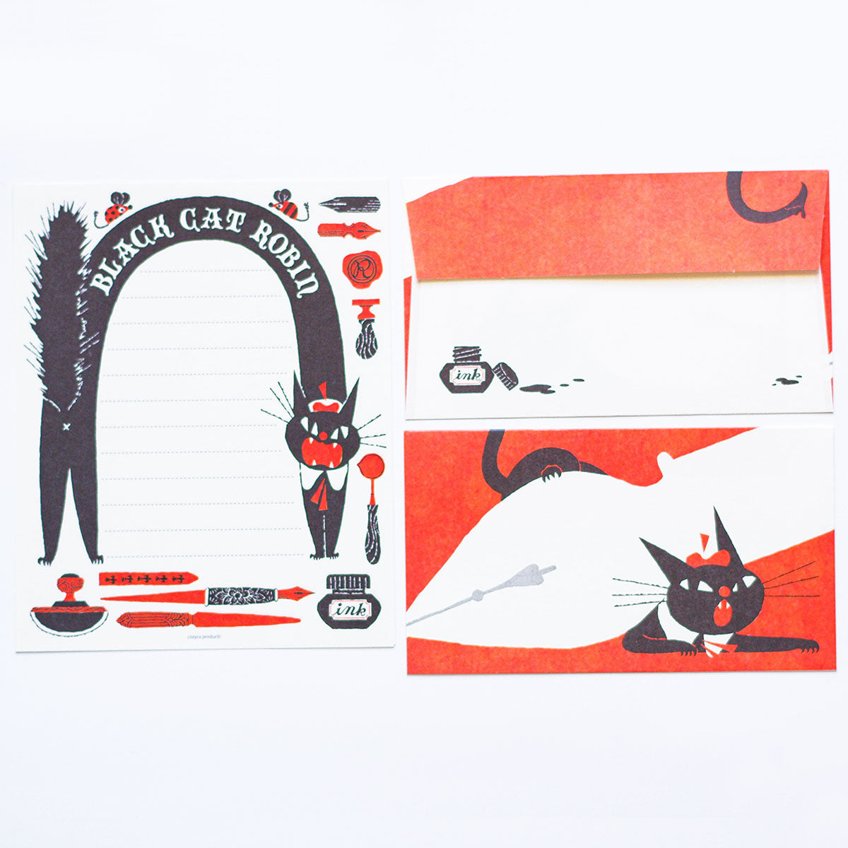 Black Cat Robin Letter Set Vol.1