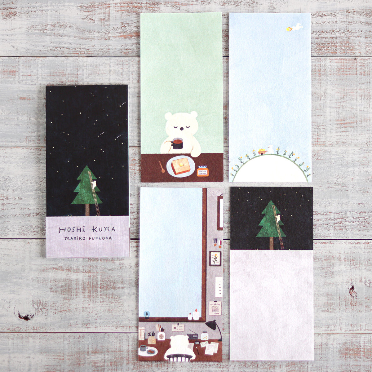 Mariko Fukuoka Ippitsusen Letterpad Hoshi Kuma