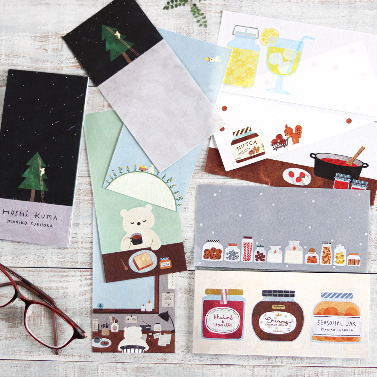 Mariko Fukuoka Ippitsusen Letterpad Hoshi Kuma