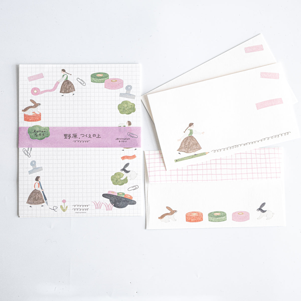 Necktie Letter Set On the desk