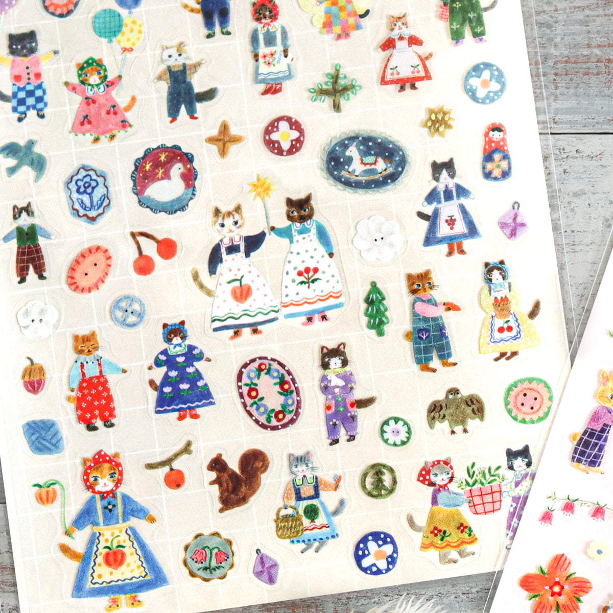 Aiko Fukawa Stickers Cats and Buttons