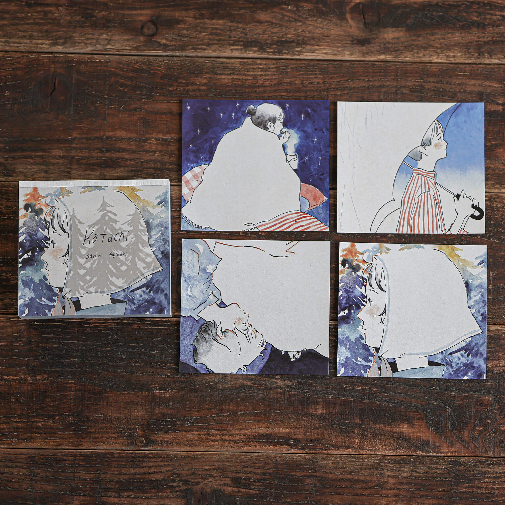 Sayuri Fujimaki Memo Block Katachi