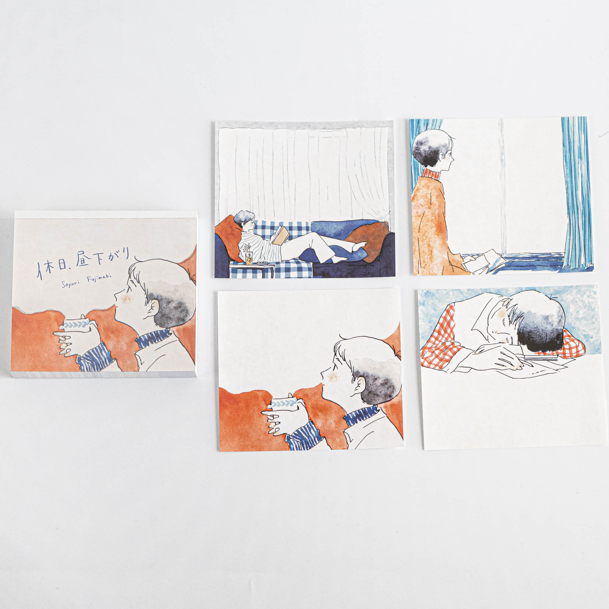 Sayuri Fujimaki Memo Block Holiday, early afternoon 