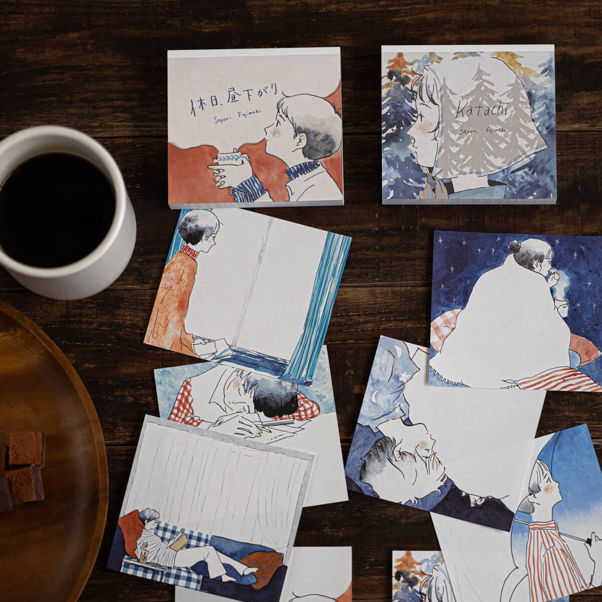 Sayuri Fujimaki Memo Block Holiday, early afternoon 