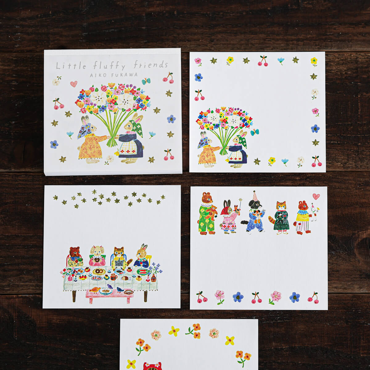 Aiko Fukawa Memo Block Little Fluffy friends