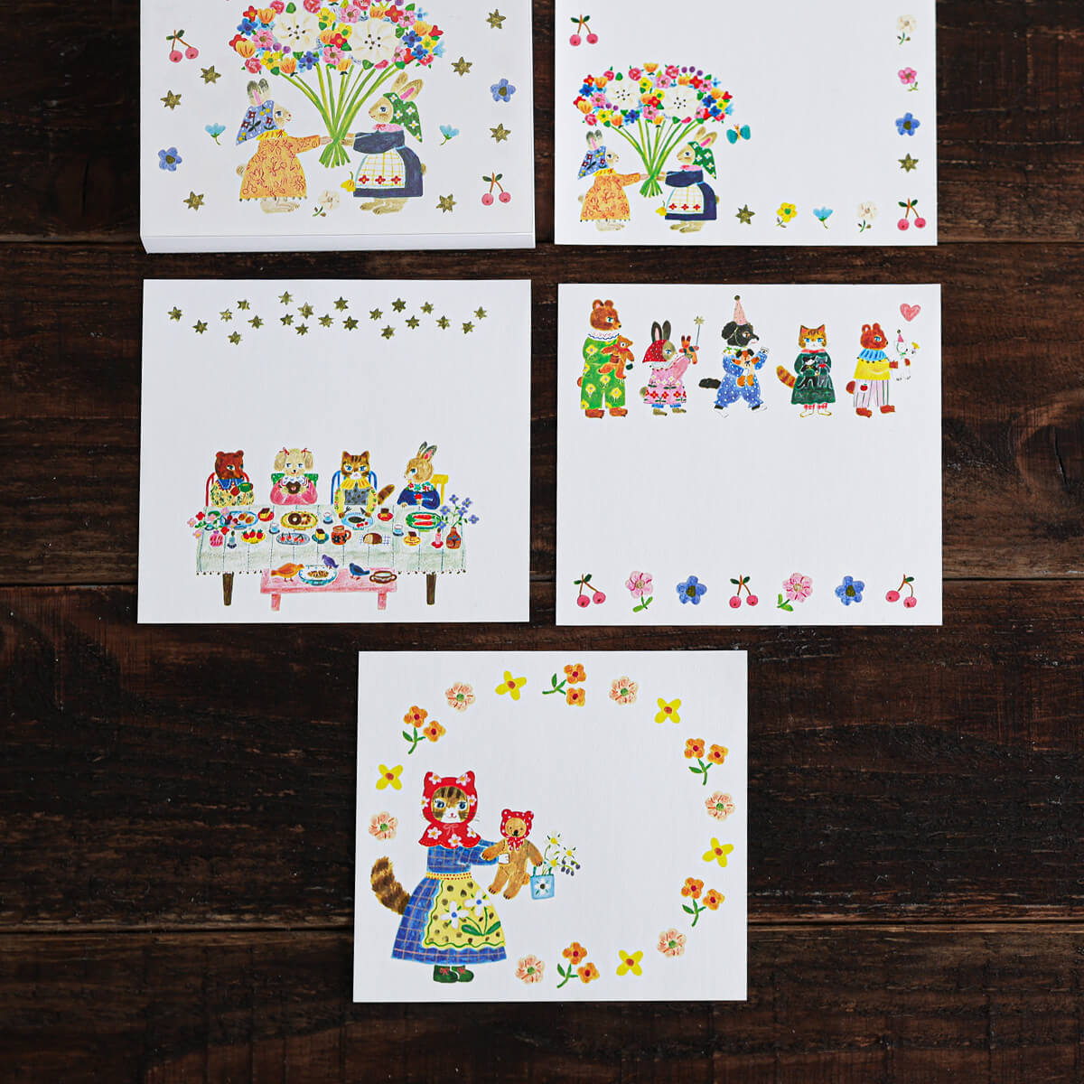 Aiko Fukawa Memo Block Little Fluffy friends