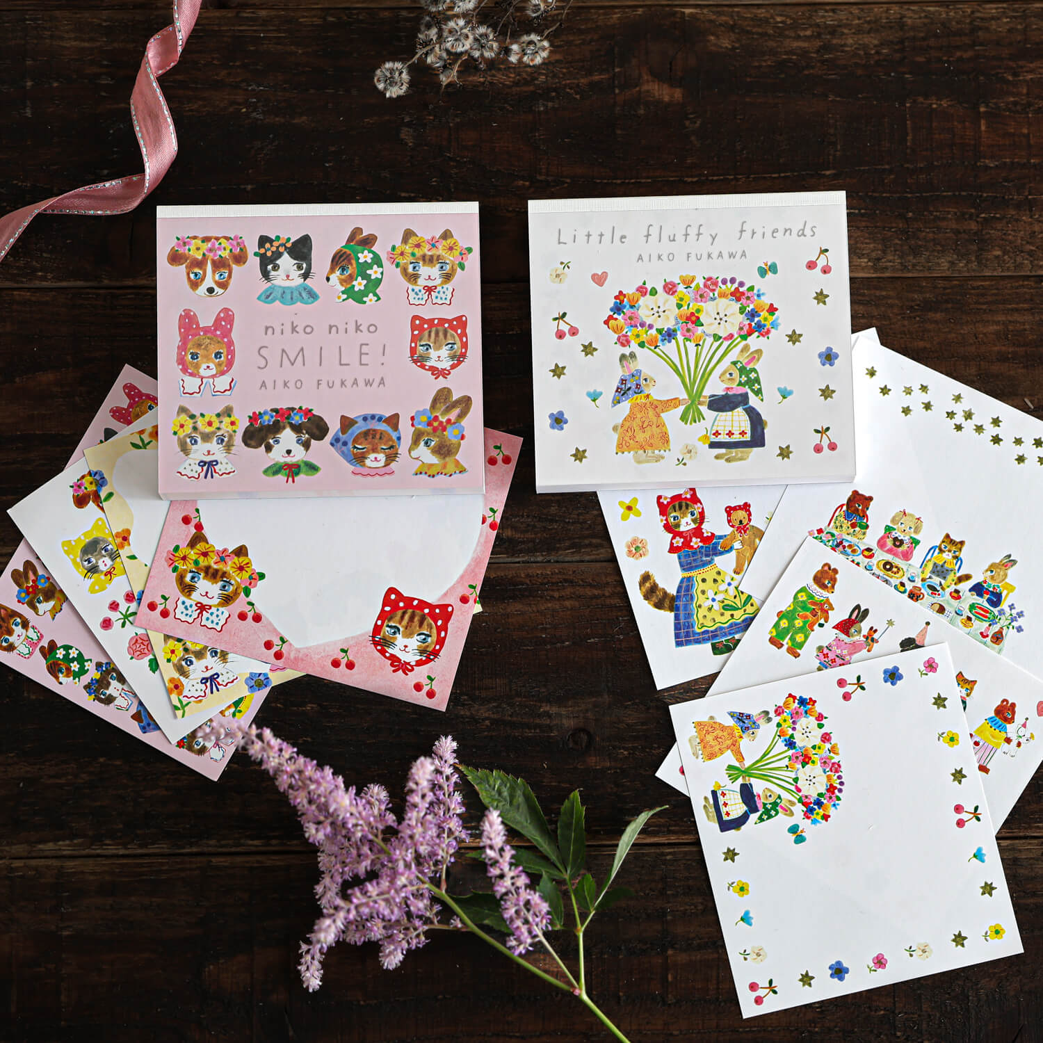 Aiko Fukawa Memo Block Little Fluffy friends