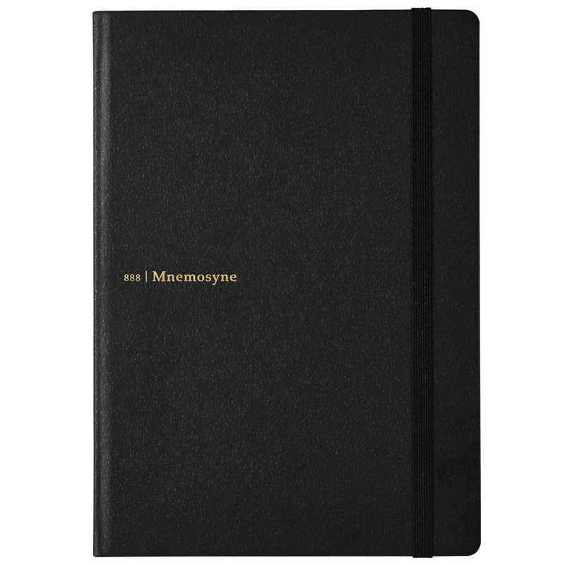 Mnemosyne A5 Notebook 888 5mm Dot Grid Black