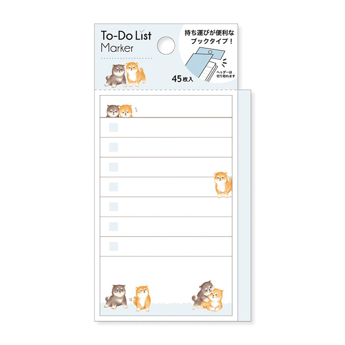 Mind Wave Sticky Notes Shiba To-Do List Marker  Ditch boring sticky notes for these playful Stand Stick Markers! These cute animal sticky notes make organizing fun and easy, adding a touch of quirkiness to your desk. 