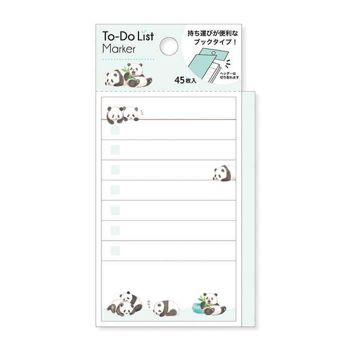 Mind Wave Sticky Notes Panda To-Do List Marker  Ditch boring sticky notes for these playful Stand Stick Markers! These cute animal sticky notes make organizing fun and easy, adding a touch of quirkiness to your desk. 