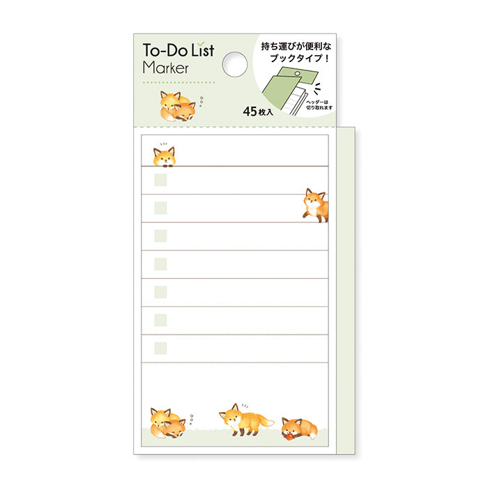 Mind Wave Sticky Notes Fox To-Do List Marker  Ditch boring sticky notes for these playful sticky markers. These cute animal sticky notes make organizing fun and easy, adding a touch of quirkiness to your desk. 