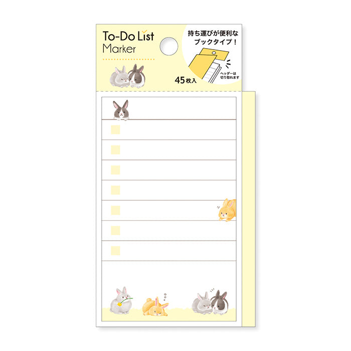 Mind Wave Sticky Notes Rabbit To-Do List Marker  Ditch boring sticky notes for these playful sticky markers. These cute animal sticky notes make organizing fun and easy, adding a touch of quirkiness to your desk. 