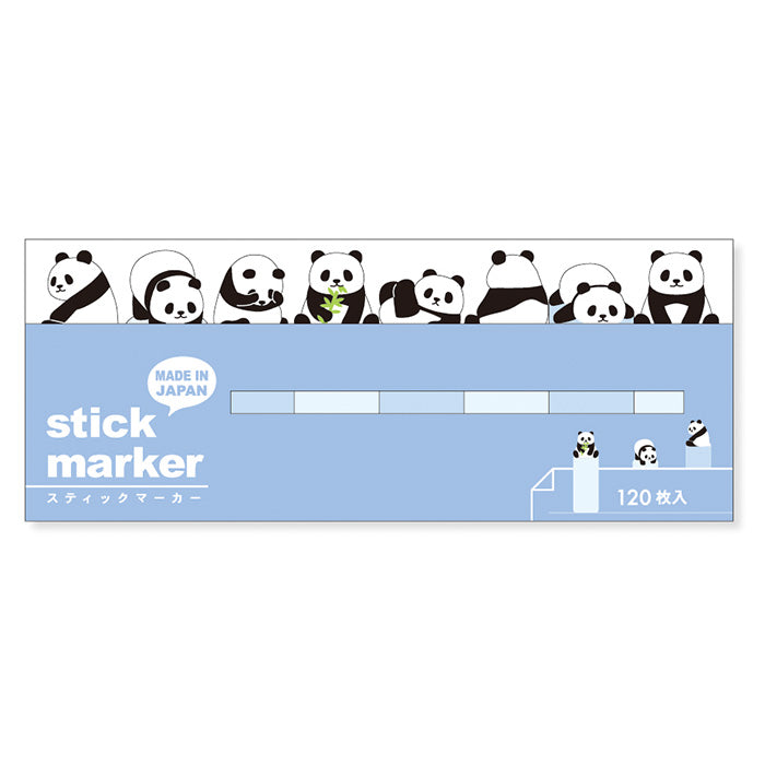 Mind Wave Sticky Notes Panda Stick Marker  Ditch boring sticky notes for these cute Mind Wave Stick Markers. These sticky notes make organizing fun and easy, adding a touch of quirkiness to your projects.