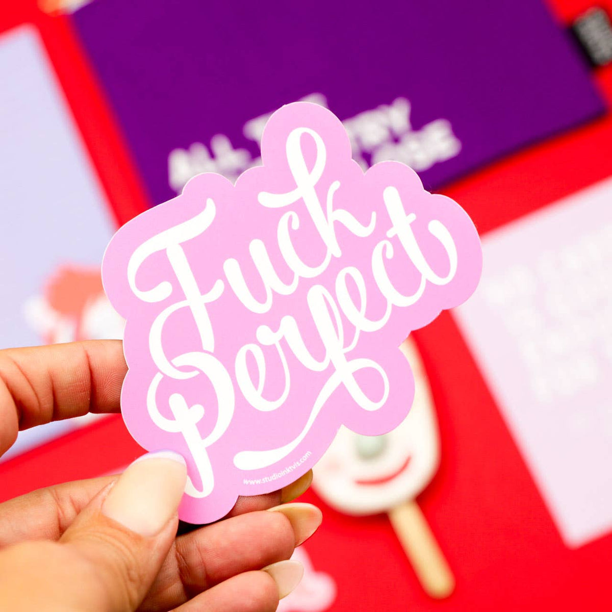 Vinyl Sticker Fuck Perfect