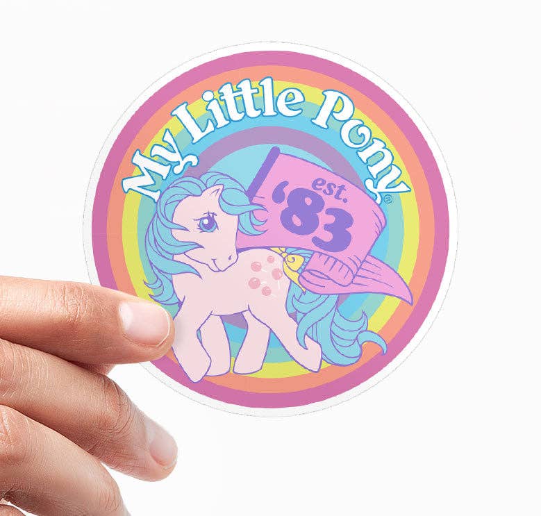 My Little Pony Vinyl Sticker Est. '83