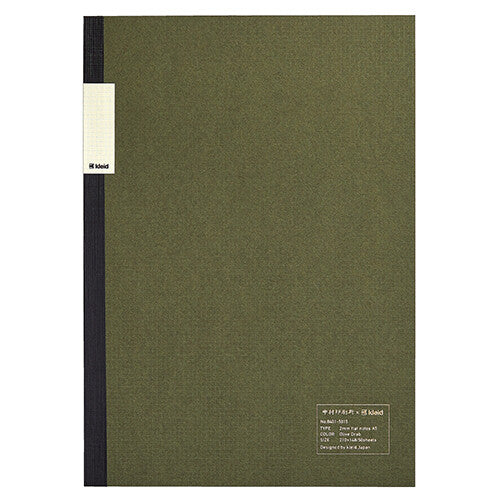 Flat Notebook A5 Graph Olive Drab