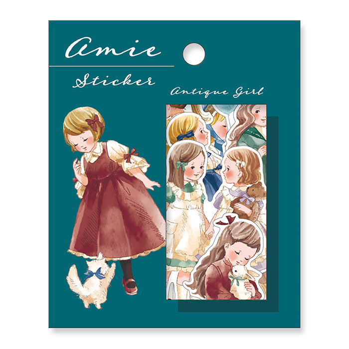 Mind Wave Amie Antique Girl Stickers  Enhance your papercraft projects with Mind Wave Girl Stickers. These vintage style stickers feature cute girls and are perfect for planners, notebooks, and more. 