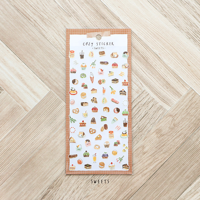 Mind Wave Cozy Sticker Sweets  These Japanese stickers are perfect for planners, notebooks, and other papercraft projects. 