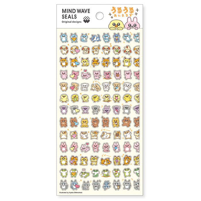 Mind Wave Stickers Teary-eyed Animals