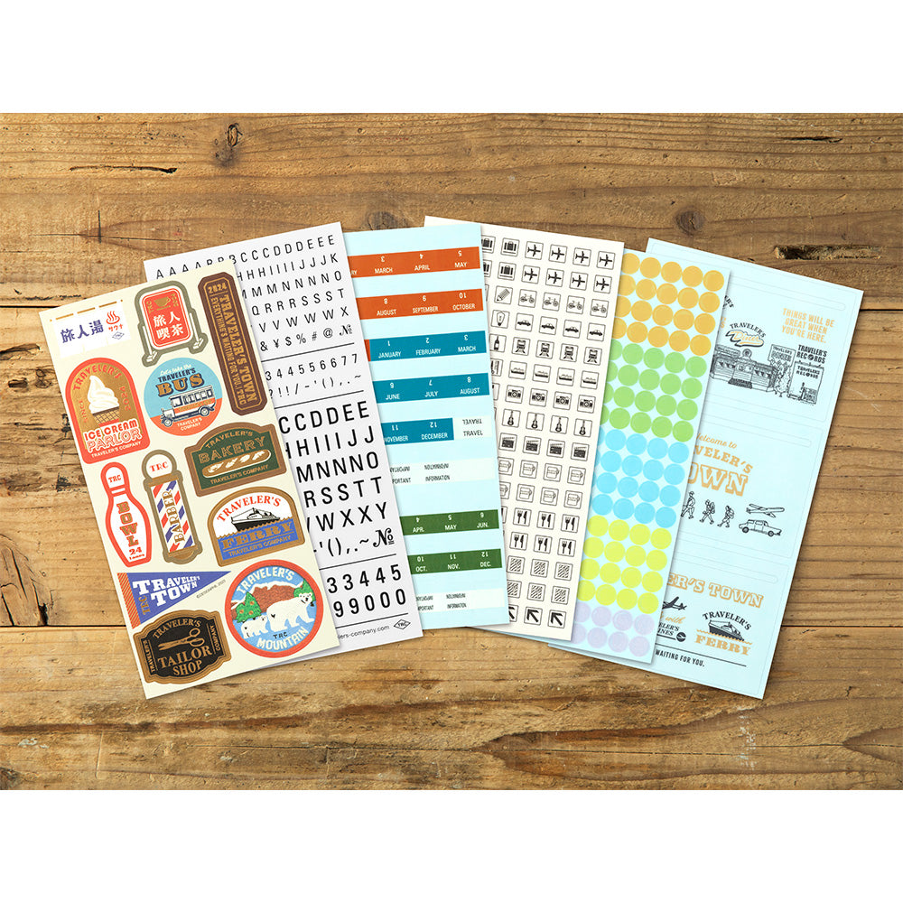 Traveler's Notebook 2024 Diary Customized Sticker set