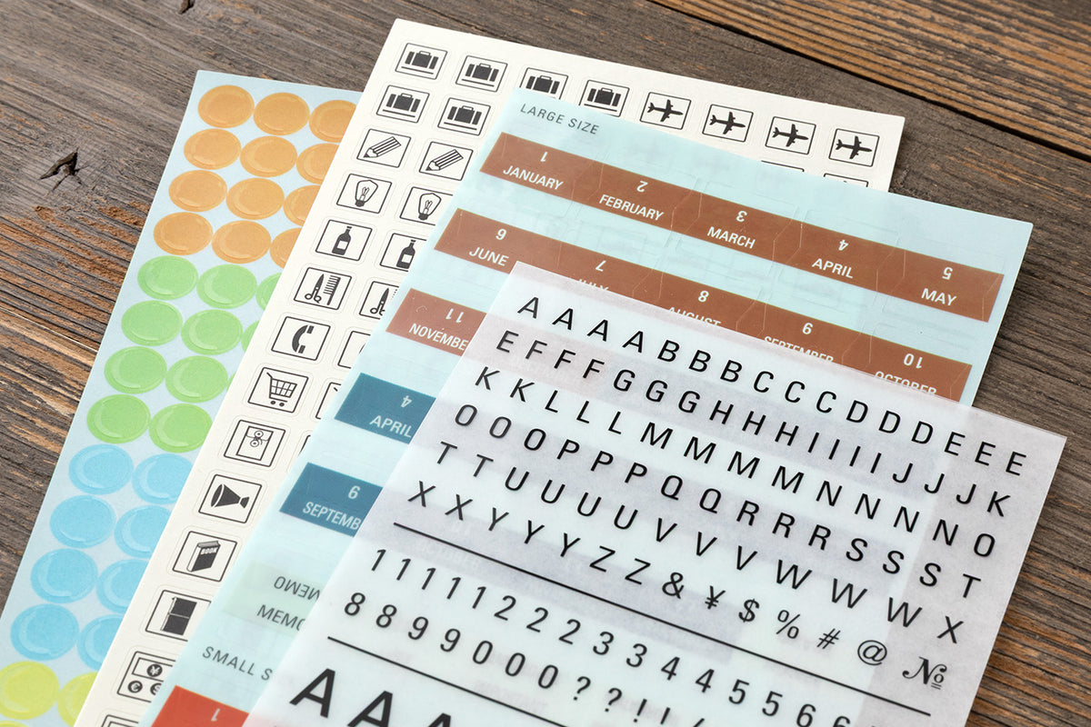 Traveler's Notebook 2027 Diary Customize Sticker set