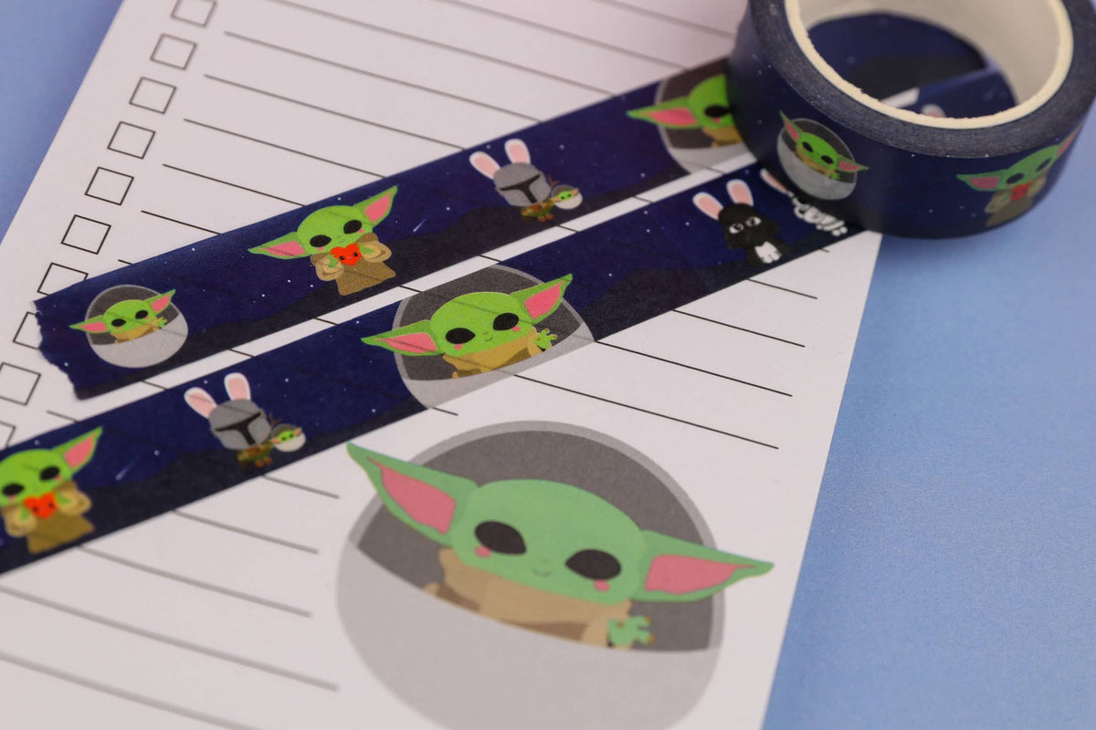 Washitape Baby Yoda Grogu