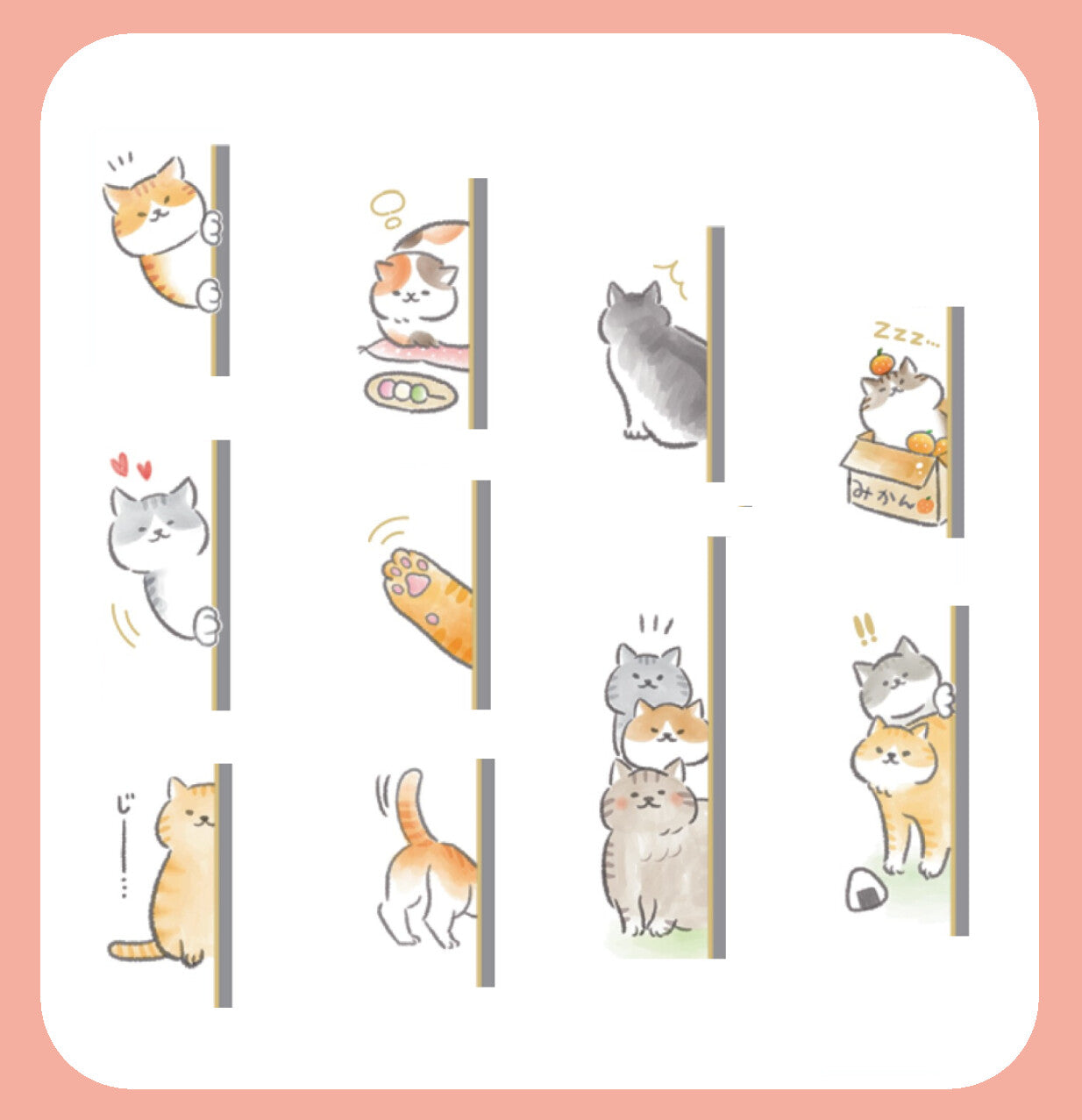 Washiteippi Love Cats Foil