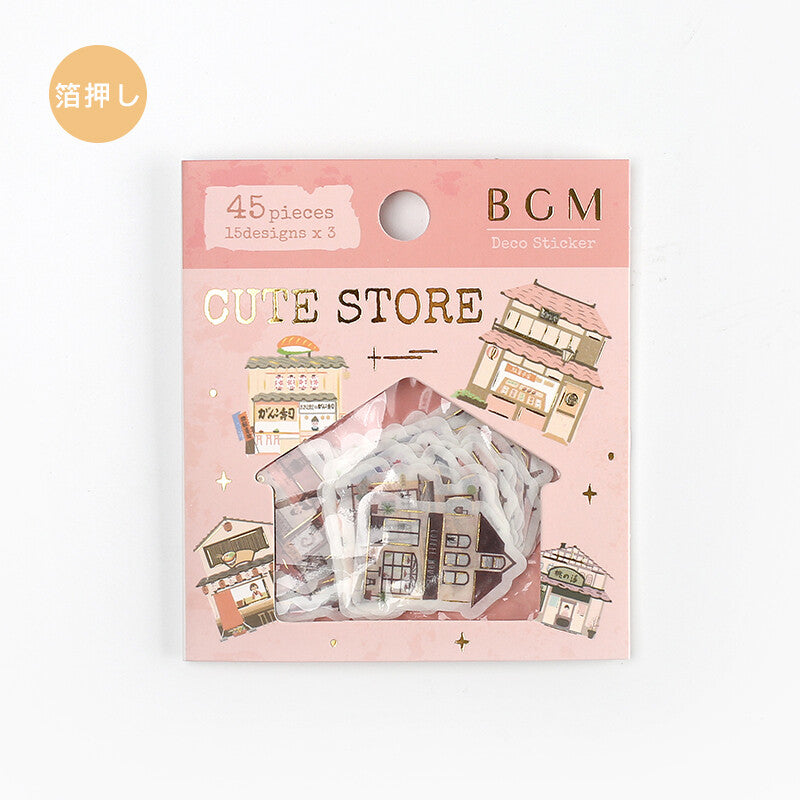 BGM Washi Sticker Flakes Cute Store