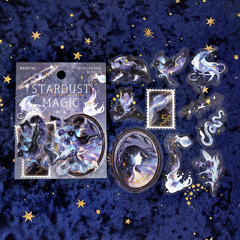 PET Sticker Set Stardust Magic Neptune