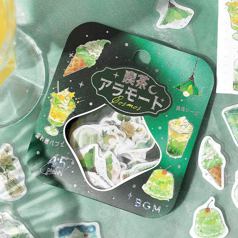 Planner Sticker Flakes Cafe a la Mode Twilight Moon Sky