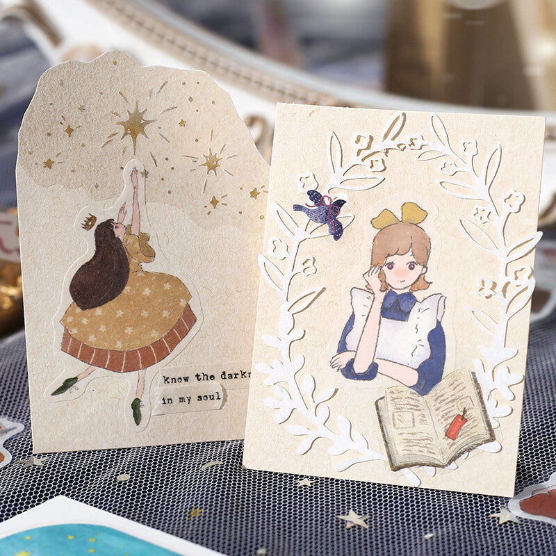 Coordinate Girl Sticker Flakes Set Picture Book Princess