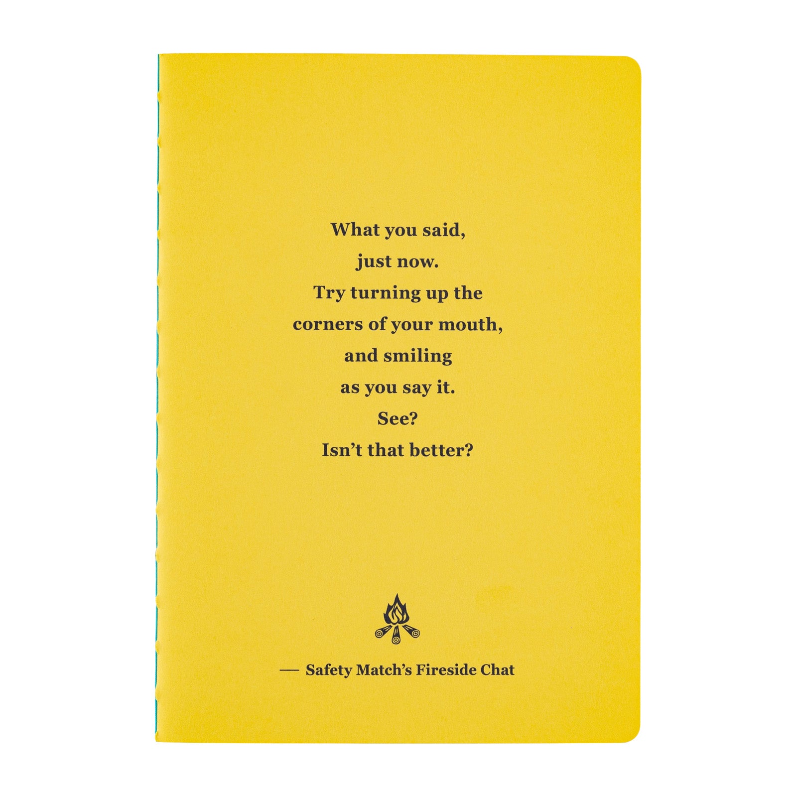 Fireside Chat Notebook - Blank (B6 Size)