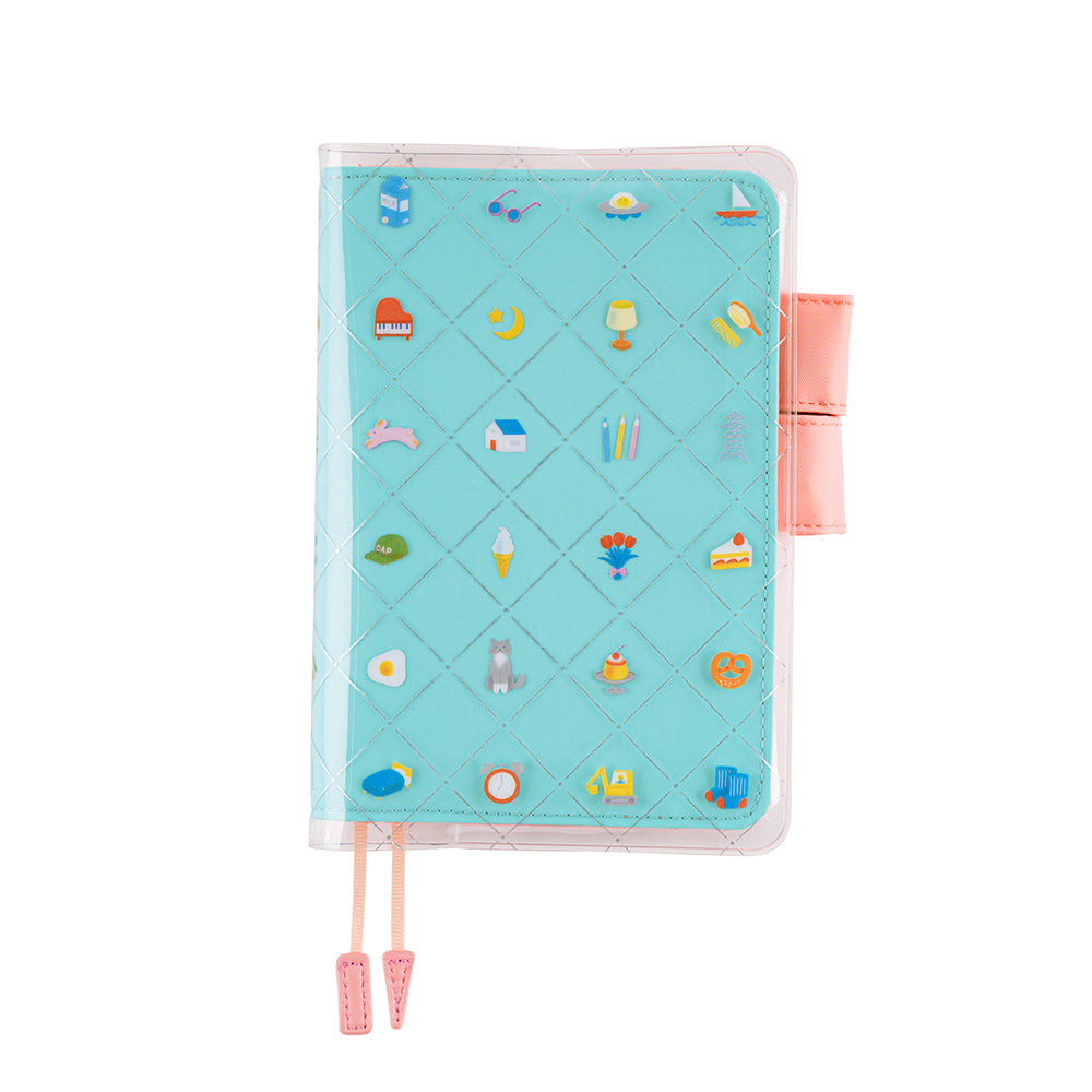 Hobonichi Kanako Kagaya: Cover on Cover for A6 Size (Familiar Sights)  Cover on cover is a protective cover that can be used on top of your Hobonichi cloth covers to protect them from wear and tear. This product can not be used on top of the book only. You can also store illustrations under your cover on cover to boost your Hobonichi covers design.   The design for “Familiar Sights” was created by designer and illustrator Kanako Kagaya.