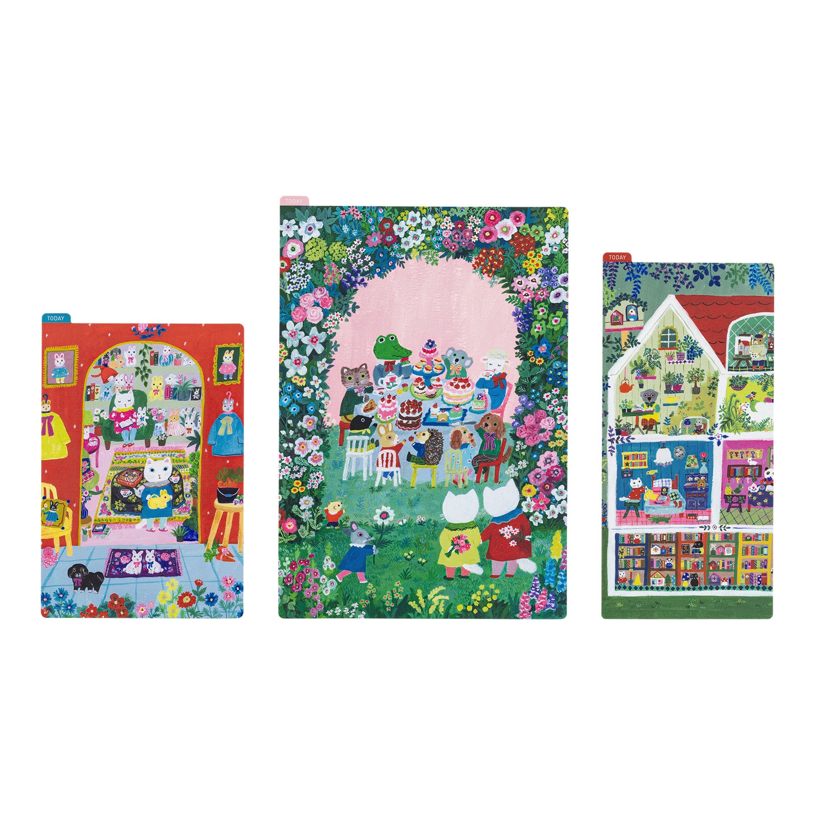 Yumi Kitagishi: Hobonichi Pencil Board for A5 Size (In the Garden)