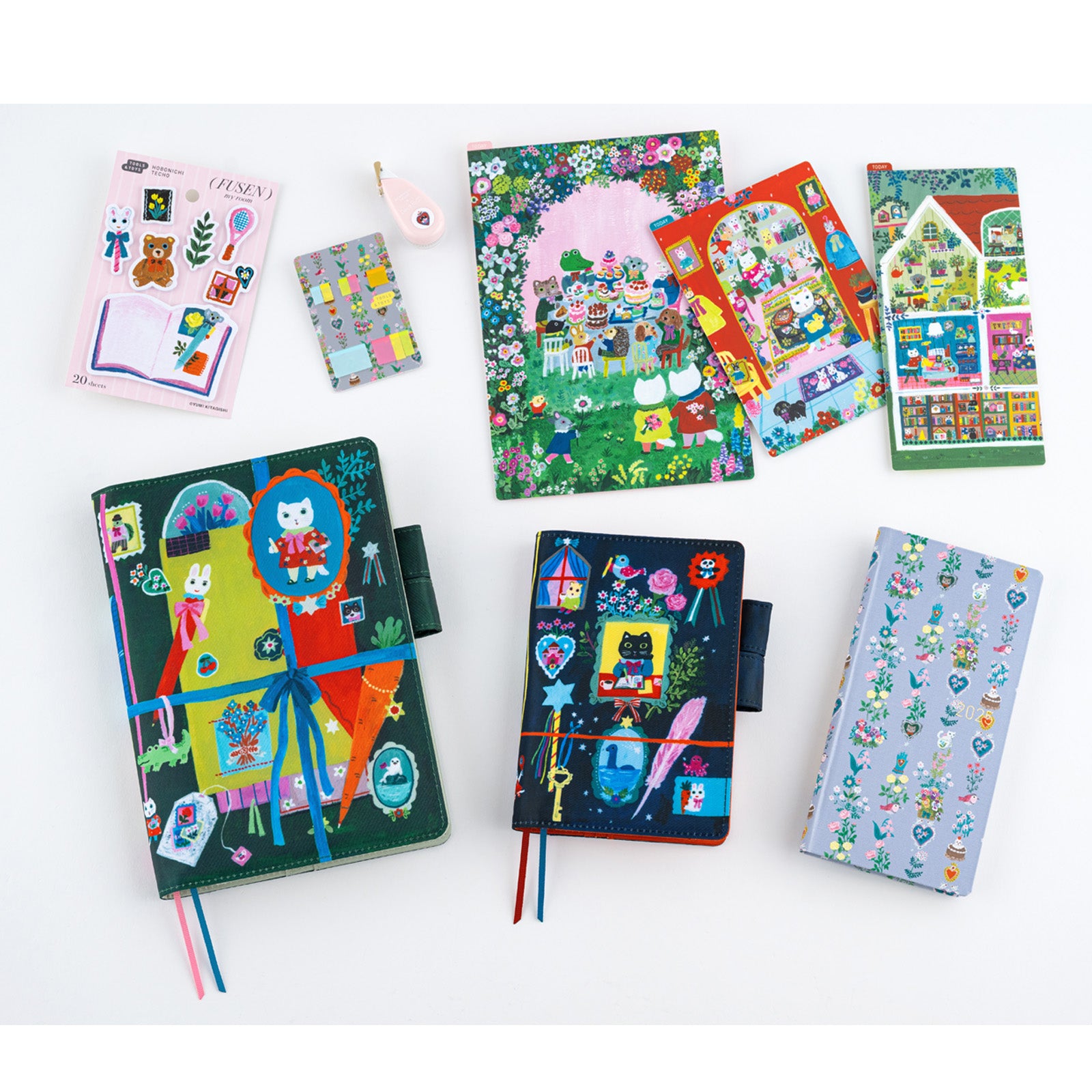 Yumi Kitagishi: Hobonichi Pencil Board for A5 Size (In the Garden)