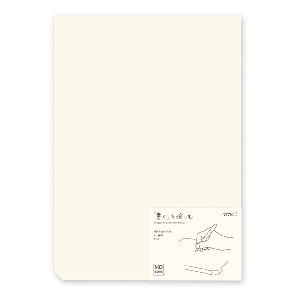 MD Paper Pad A4 Blank (Cream)