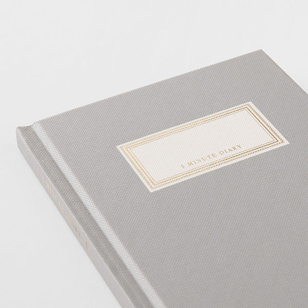 Midori 3 Minute Diary Gray - undated5