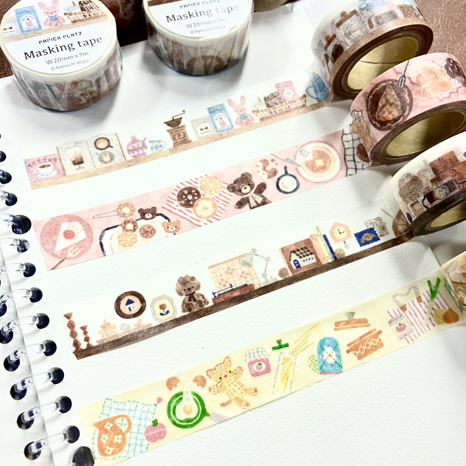 Bear and Sweets Washitape