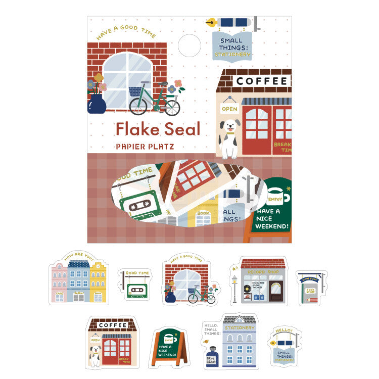 Favorite Place Flake Seal Stickers