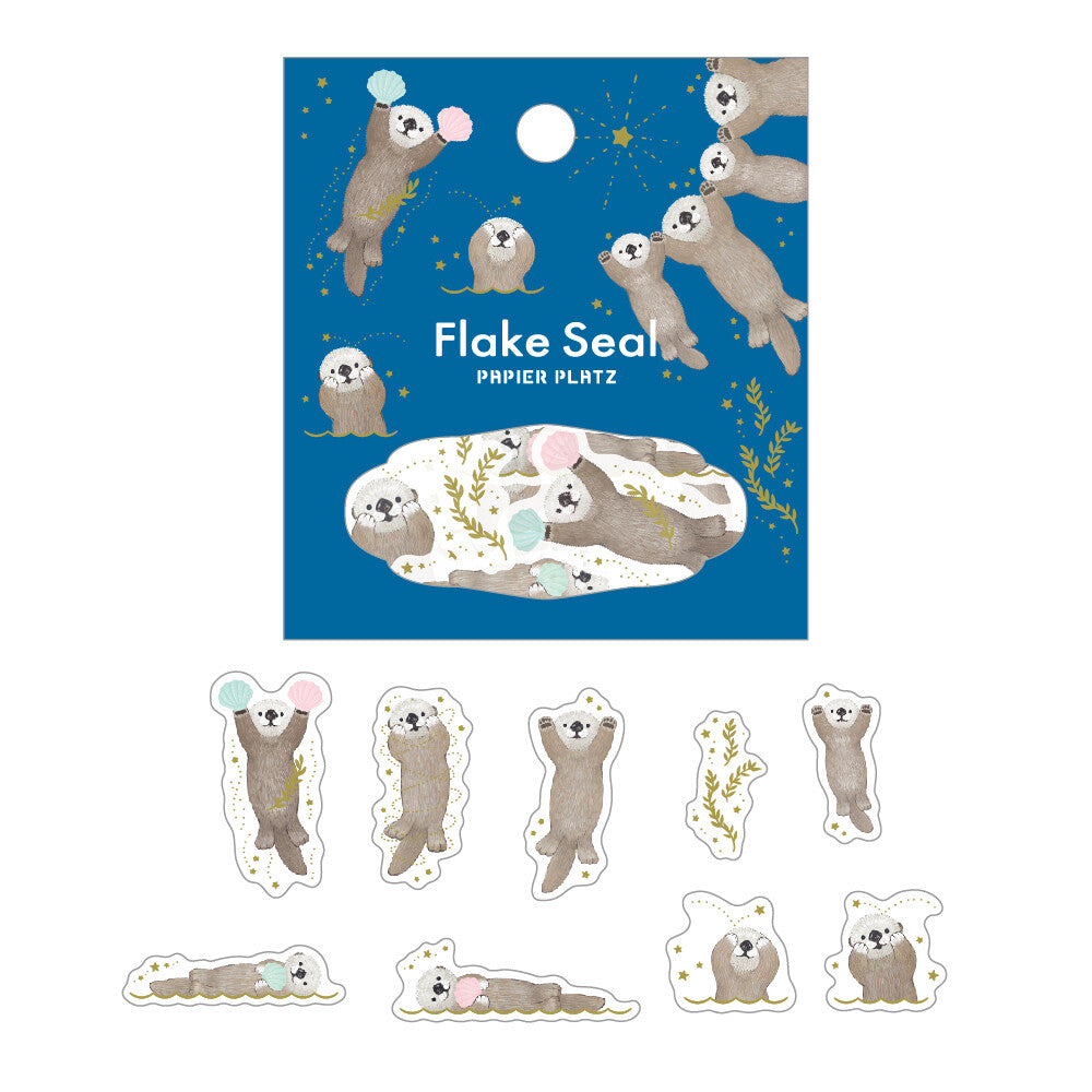 Love Racco Flake Seal Stickers
