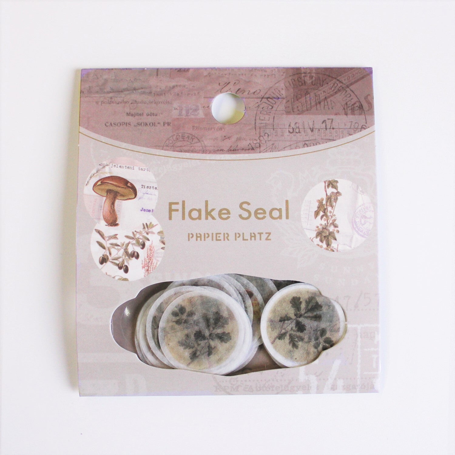 Plant Circles Flake Seal Stickers