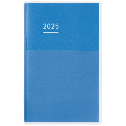 Jibun Techo 2025 DAYs mini B6 Slim Blue 2025