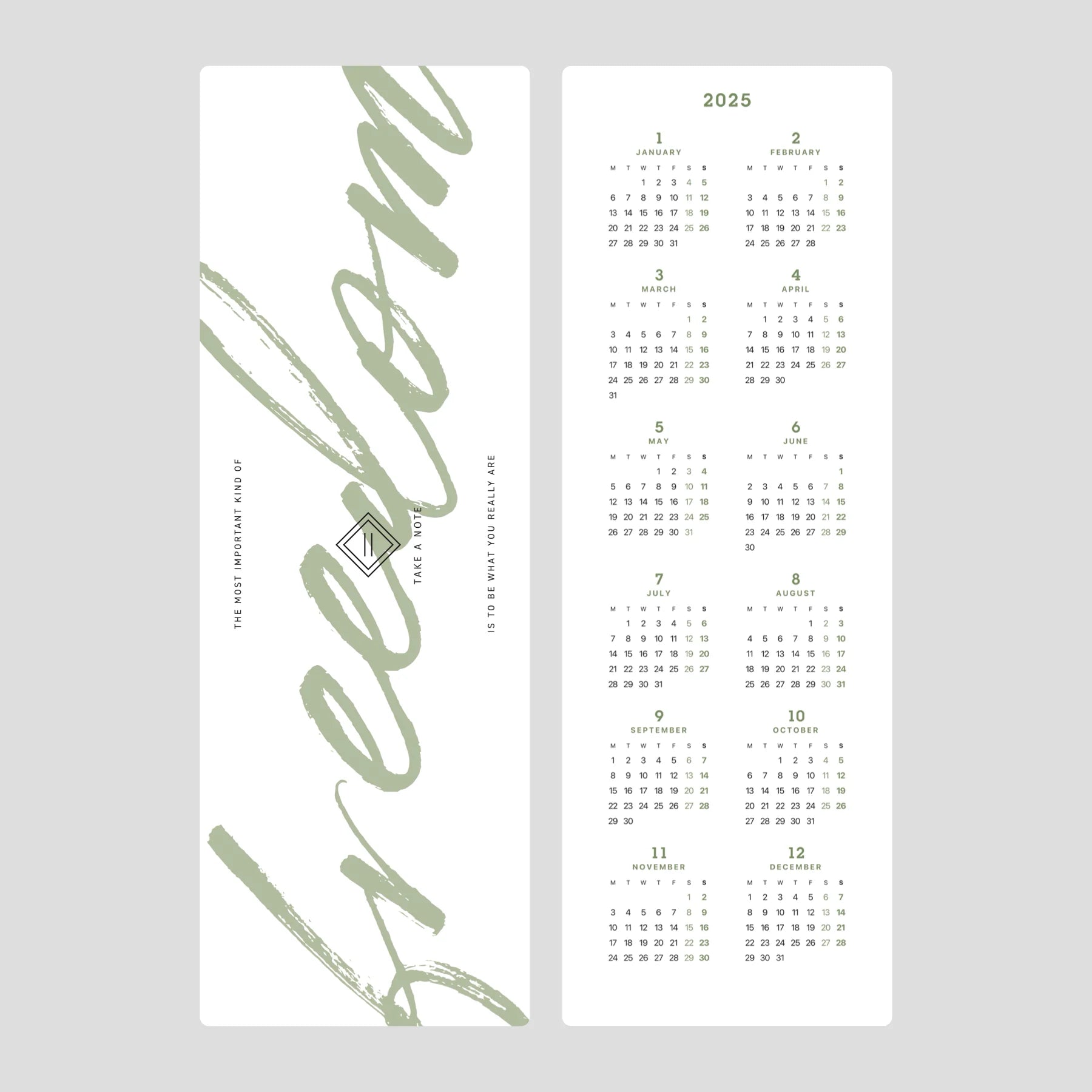 2025 REGULAR PLANNER A5